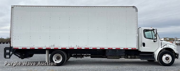 image for item EU7092 2016 Freightliner M2 side curtain box truck