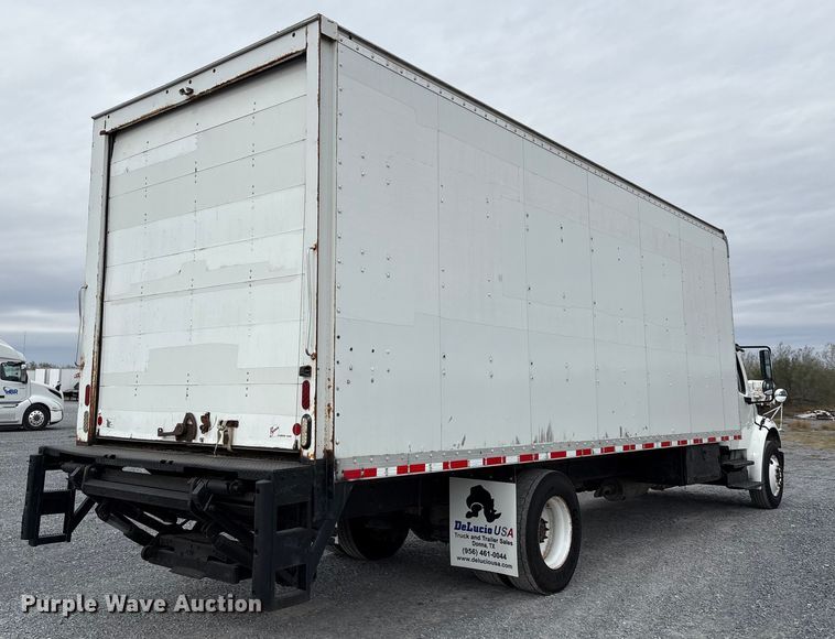 image for item EU7092 2016 Freightliner M2 side curtain box truck