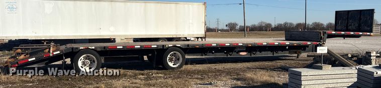 image for item EV2663 2012 Transcraft DTL-2100 drop deck equipment trailer