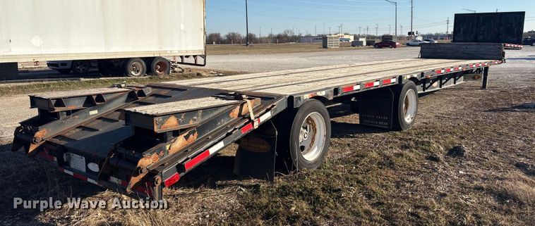 image for item EV2663 2012 Transcraft DTL-2100 drop deck equipment trailer