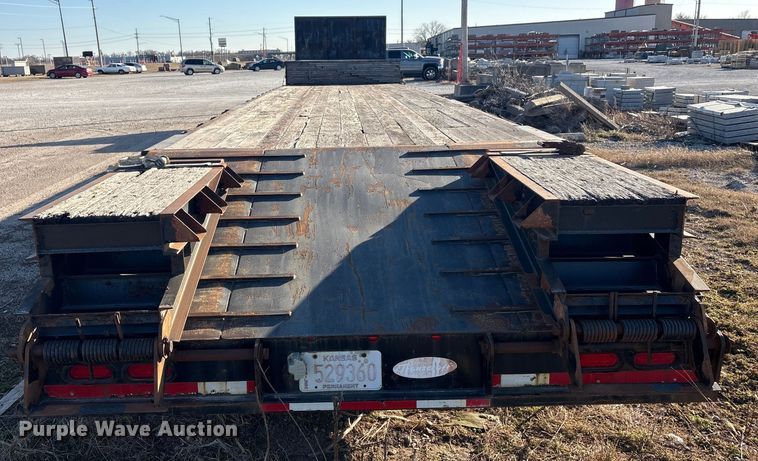 image for item EV2663 2012 Transcraft DTL-2100 drop deck equipment trailer