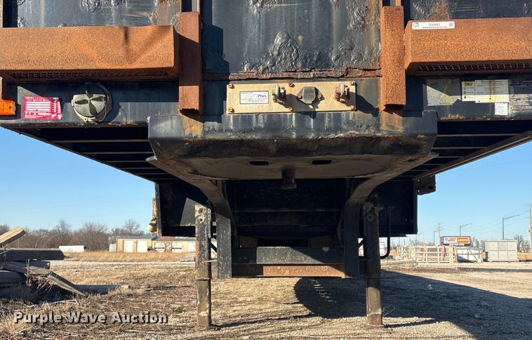 image for item EV2663 2012 Transcraft DTL-2100 drop deck equipment trailer