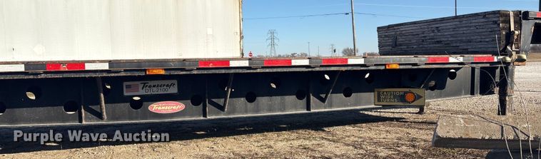 image for item EV2663 2012 Transcraft DTL-2100 drop deck equipment trailer