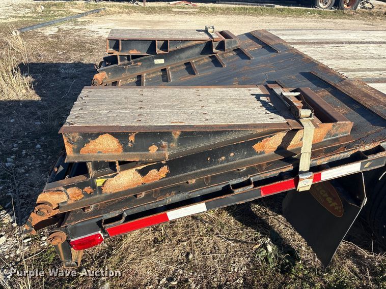 image for item EV2663 2012 Transcraft DTL-2100 drop deck equipment trailer