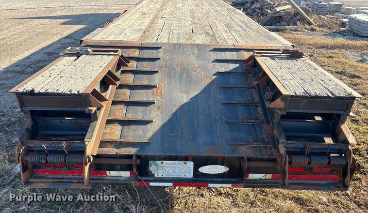 image for item EV2663 2012 Transcraft DTL-2100 drop deck equipment trailer