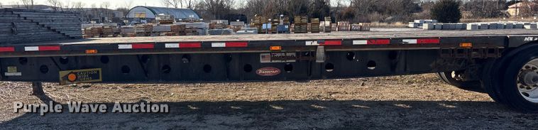 image for item EV2663 2012 Transcraft DTL-2100 drop deck equipment trailer