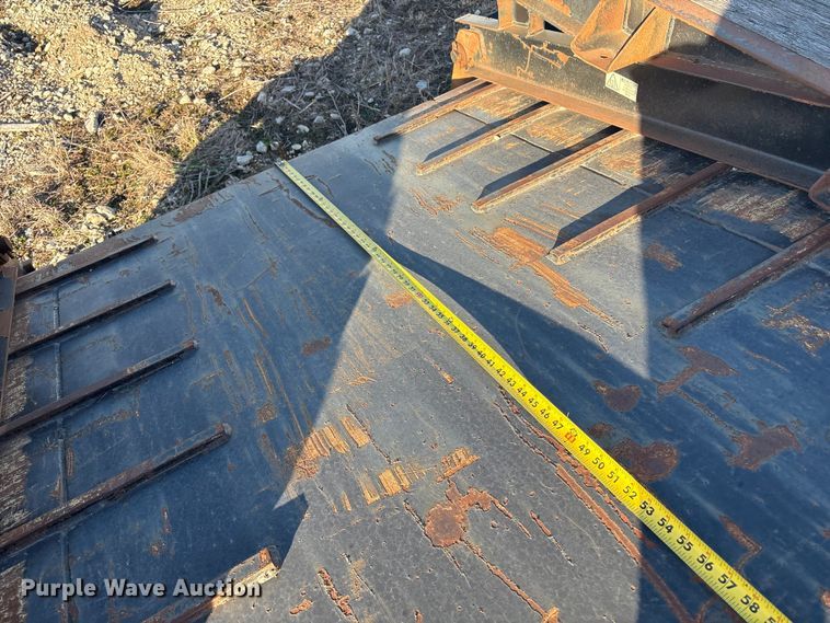 image for item EV2663 2012 Transcraft DTL-2100 drop deck equipment trailer