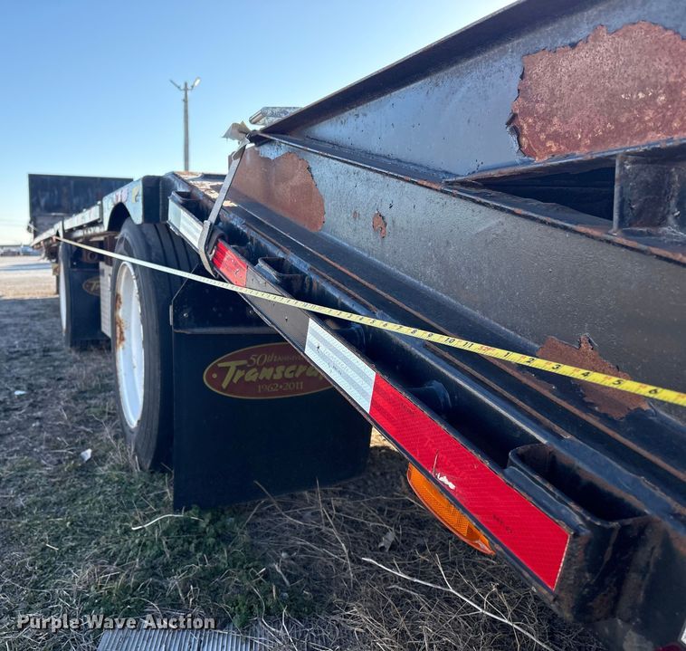 image for item EV2663 2012 Transcraft DTL-2100 drop deck equipment trailer