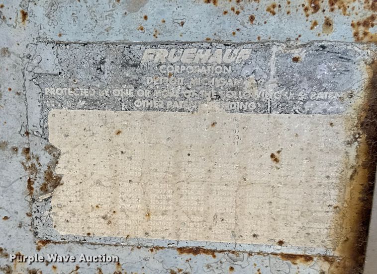 image for item FB0577 1979 Fruehauf TKPF2R6000 tank trailer