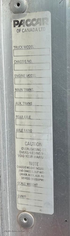 image for item FG0021 2005 Kenworth T300 box truck