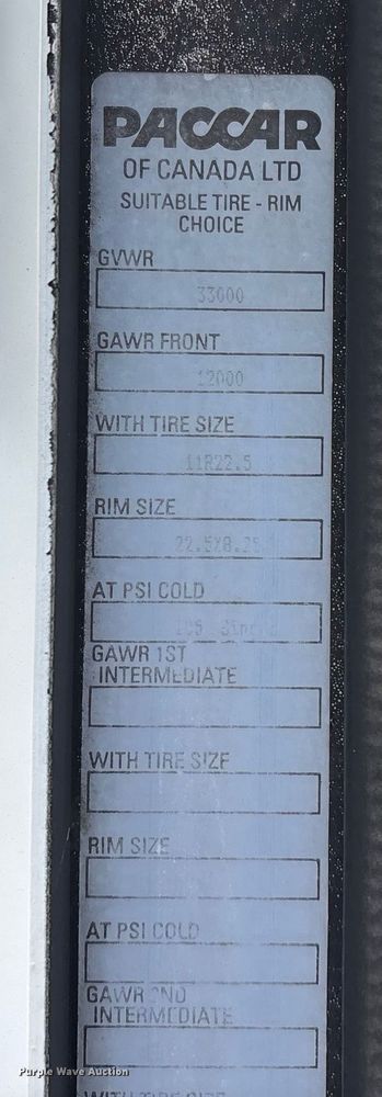 image for item FG0021 2005 Kenworth T300 box truck