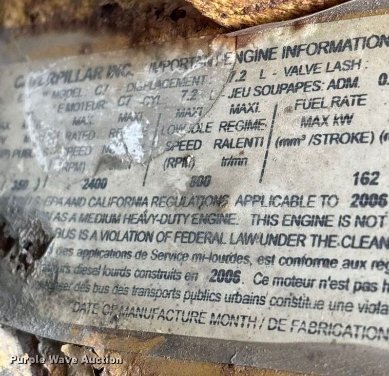 image for item FG0026 2007 Peterbilt PB335 refrigerated truck