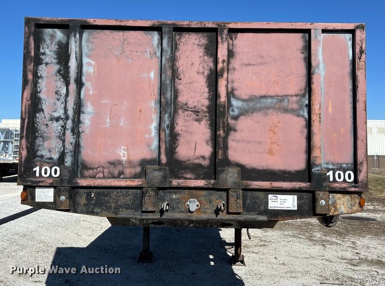 image for item FG0029 1997 Fontaine LFTW-6-8048WSAWK flatbed trailer