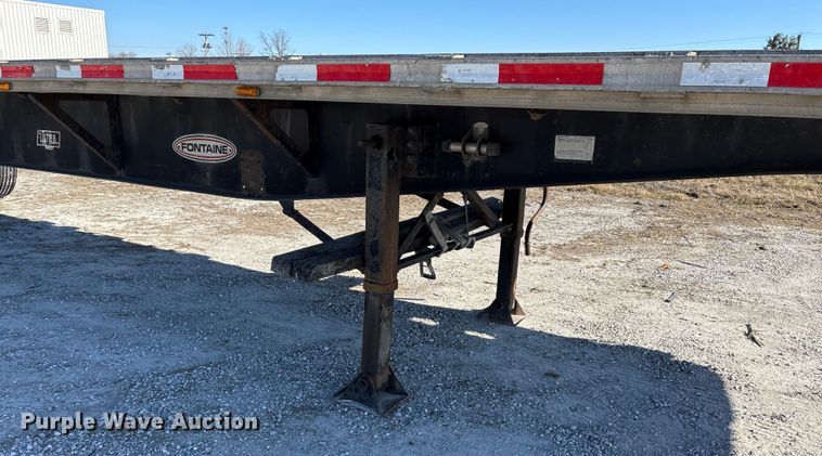 image for item FG0029 1997 Fontaine LFTW-6-8048WSAWK flatbed trailer