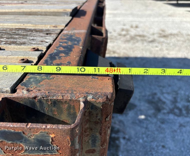 image for item FG0029 1997 Fontaine LFTW-6-8048WSAWK flatbed trailer