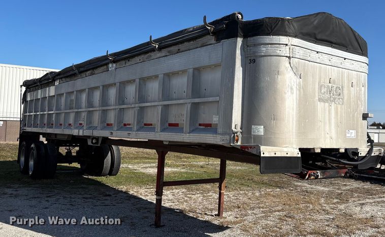image for item FG0035 1986 CMC Trailers, Inc. end dump trailer