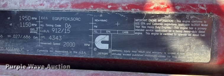 image for item FG2543 2022 Peterbilt 389 semi truck