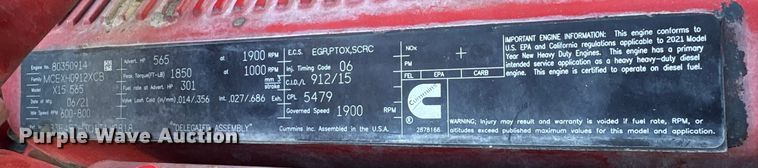 image for item FG2544 2022 Peterbilt 389 semi truck