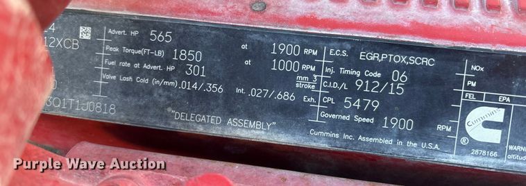 image for item FG2544 2022 Peterbilt 389 semi truck