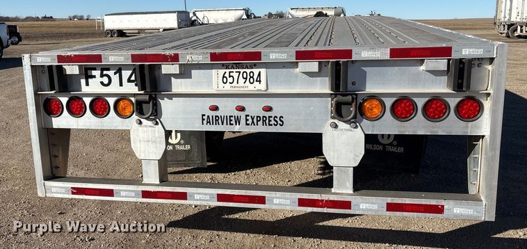image for item FG2545 2022 Wilson AF-1080 flatbed trailer