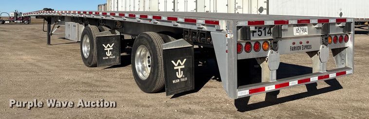 image for item FG2545 2022 Wilson AF-1080 flatbed trailer