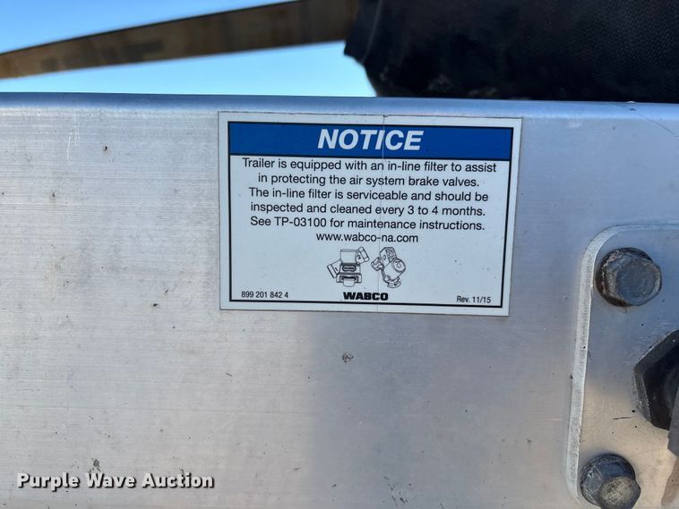 image for item FG2545 2022 Wilson AF-1080 flatbed trailer