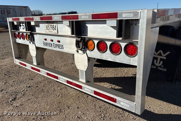 image for item FG2545 2022 Wilson AF-1080 flatbed trailer