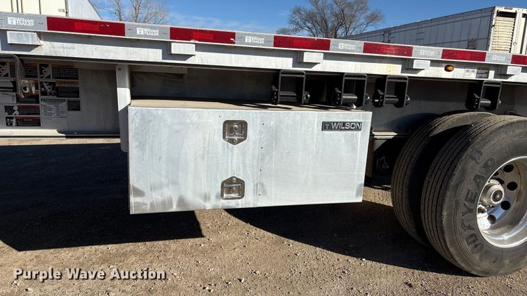 image for item FG2545 2022 Wilson AF-1080 flatbed trailer
