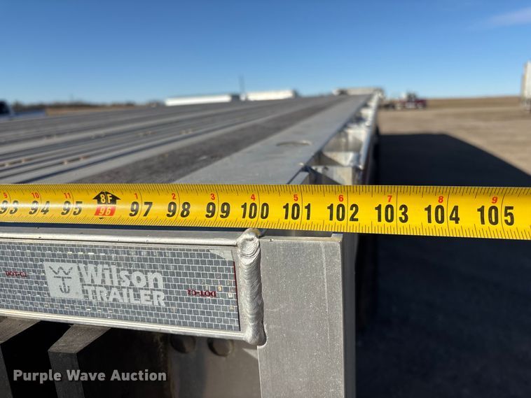 image for item FG2545 2022 Wilson AF-1080 flatbed trailer