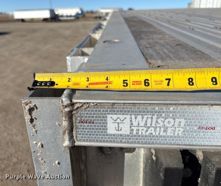 image for item FG2545 2022 Wilson AF-1080 flatbed trailer