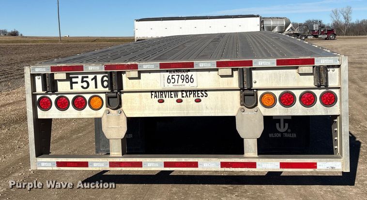 image for item FG2546 2022 Wilson AF-1080 flatbed trailer