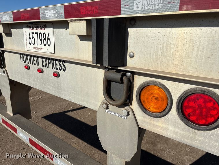 image for item FG2546 2022 Wilson AF-1080 flatbed trailer