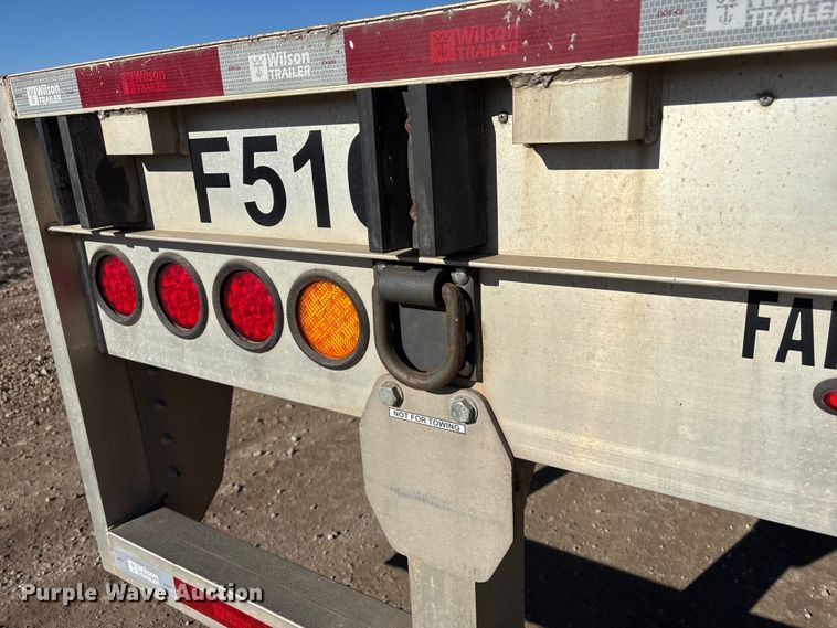 image for item FG2546 2022 Wilson AF-1080 flatbed trailer