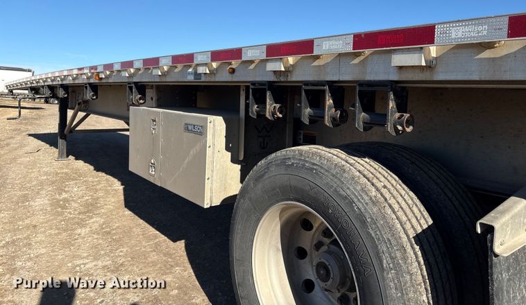 image for item FG2546 2022 Wilson AF-1080 flatbed trailer
