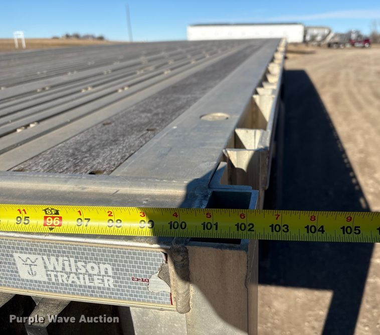 image for item FG2546 2022 Wilson AF-1080 flatbed trailer