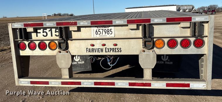 image for item FG2547 2022 Wilson AF-1080 flatbed trailer