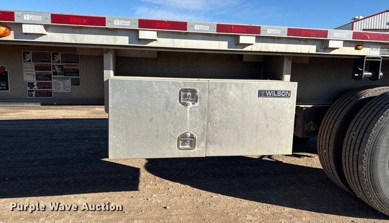 image for item FG2547 2022 Wilson AF-1080 flatbed trailer