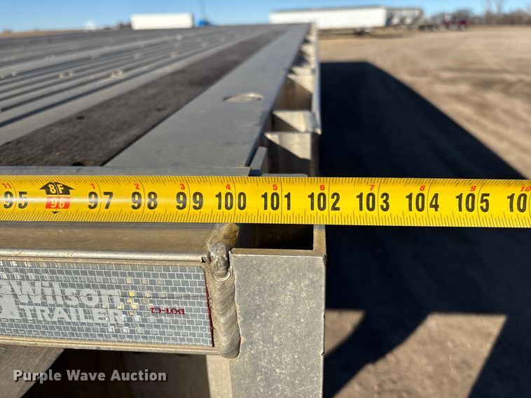 image for item FG2547 2022 Wilson AF-1080 flatbed trailer