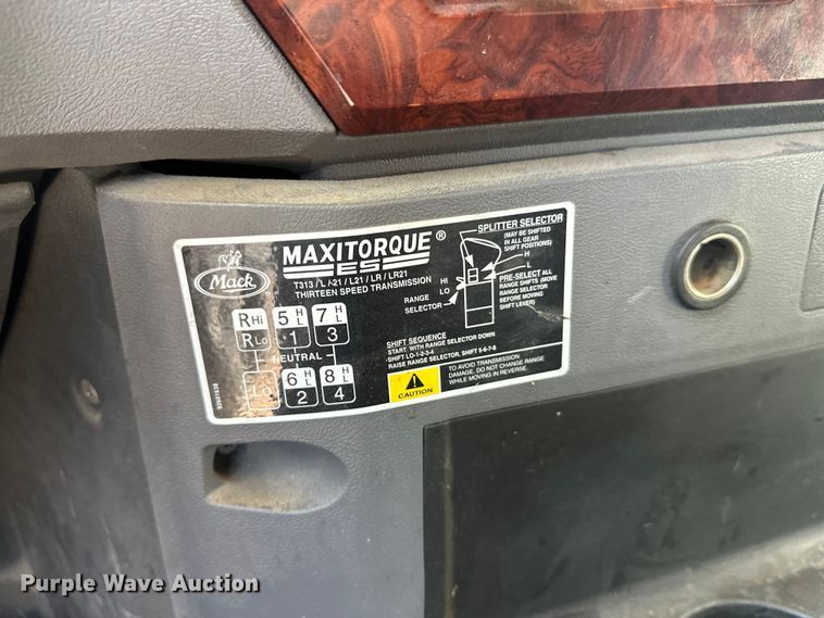 image for item FK1574 2016 Mack CXU613 semi truck