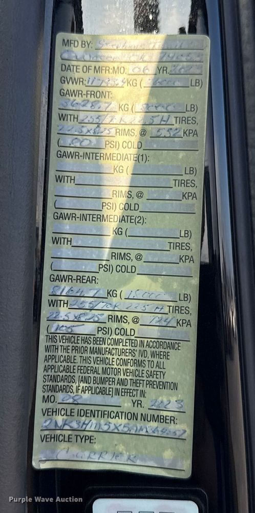 image for item YA1511 2024 Kenworth T280 rollback truck