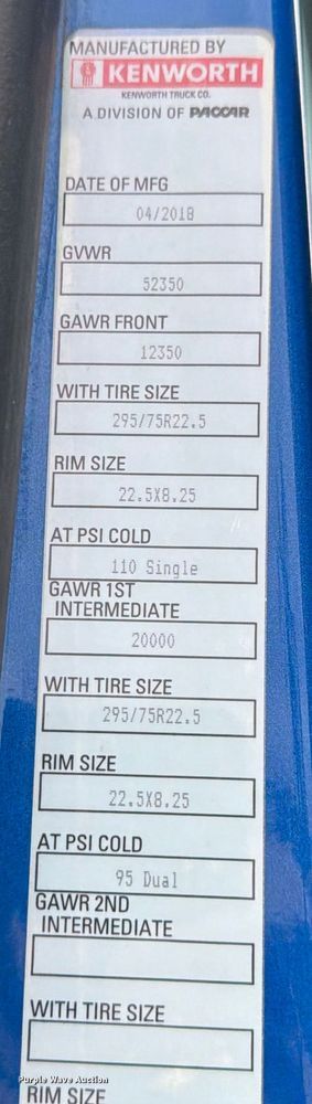 image for item YA1630 2019 Kenworth T680 semi truck