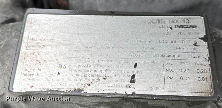 image for item YA1692 2016 Kenworth T660 semi truck