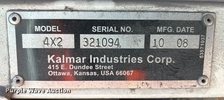 image for item YA1701 2008 Kalmar Ottawa yard truck
