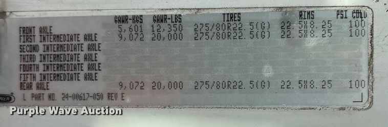 image for item YA1799 2003 Freightliner FL80 delivery truck