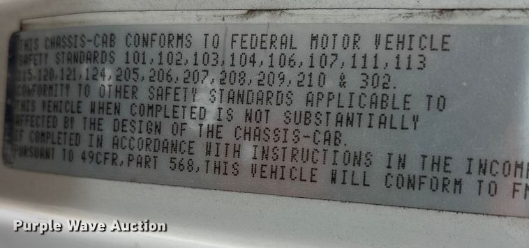 image for item YA1799 2003 Freightliner FL80 delivery truck