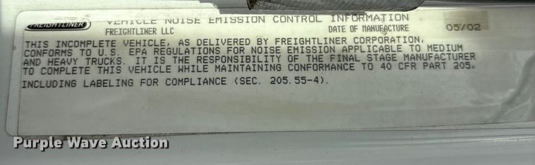 image for item YA1799 2003 Freightliner FL80 delivery truck