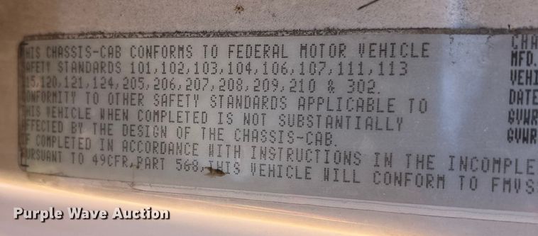 image for item YA1816 2003 Freightliner FL80 mobile medical unit