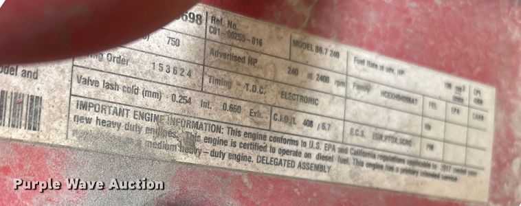 image for item YA1855 2018 Freightliner Business Class M2 box truck