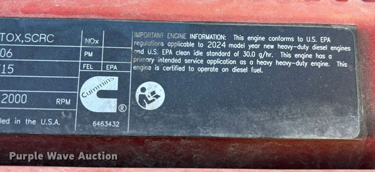 image for item YA1907 2025 Peterbilt 589 semi truck