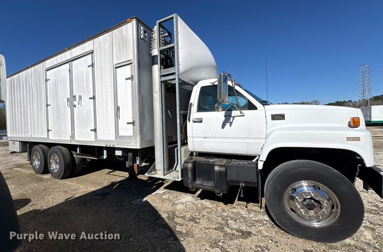 image for item YA1969 2002 GMC C7000 communications truck